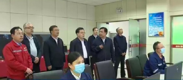 甘肅省委書記胡昌升蒞臨甘肅招金貴金屬冶鍊有限公司調研指導